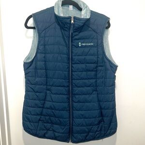 Free Country Blue Puffer Vest
